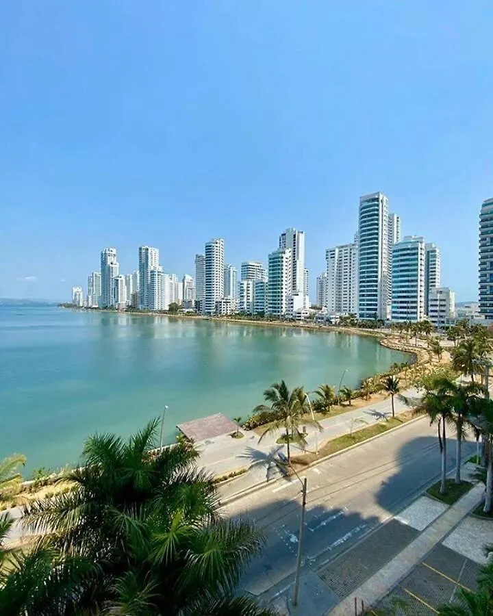 Amplia Habitacion Con Vista Al Mar Y Bano Privado Cartagena Kolombiya