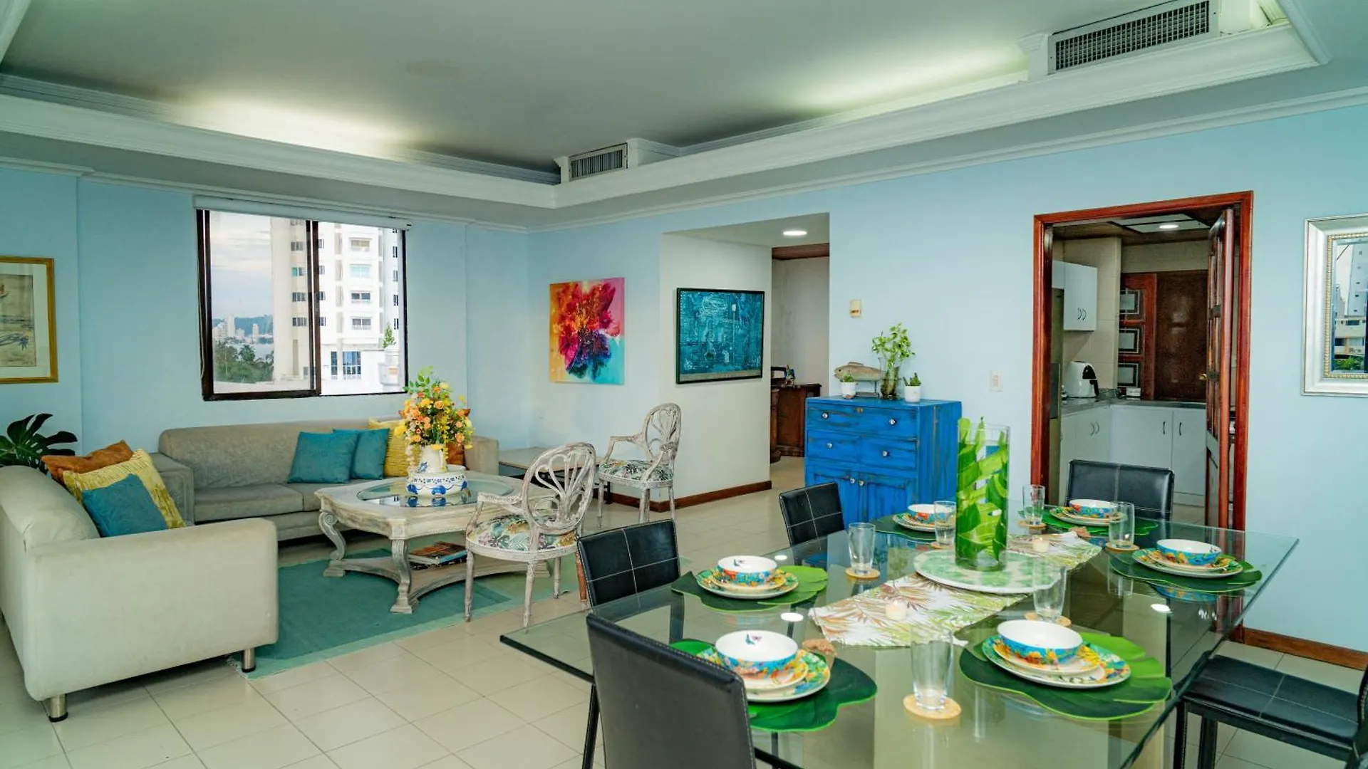 Pansiyon Amplia Habitacion Con Vista Al Mar Y Bano Privado Cartagena